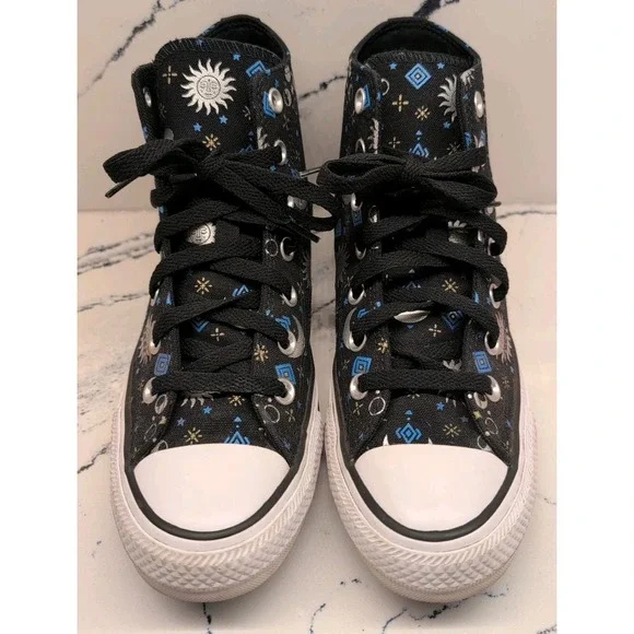 Converse Chuck Taylor All Star Celestial High-Top Sneaker Womens 7.5 Blk A12041F - Picture 2 of 9